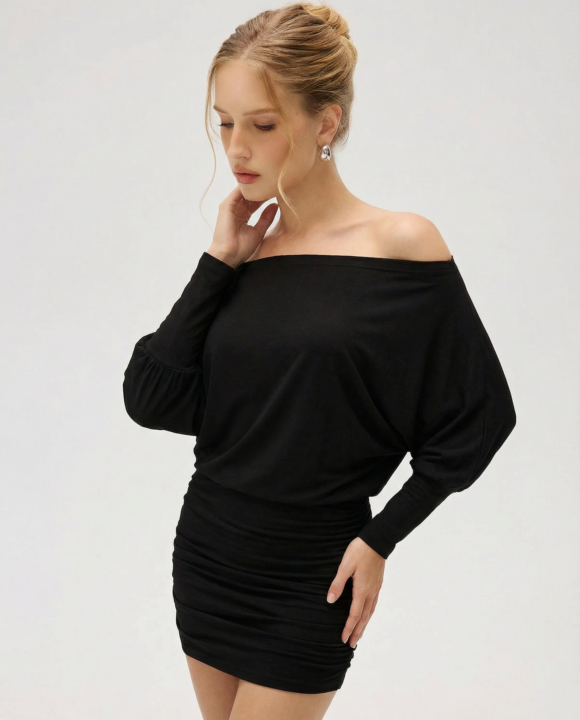 Ruched Mini Dress