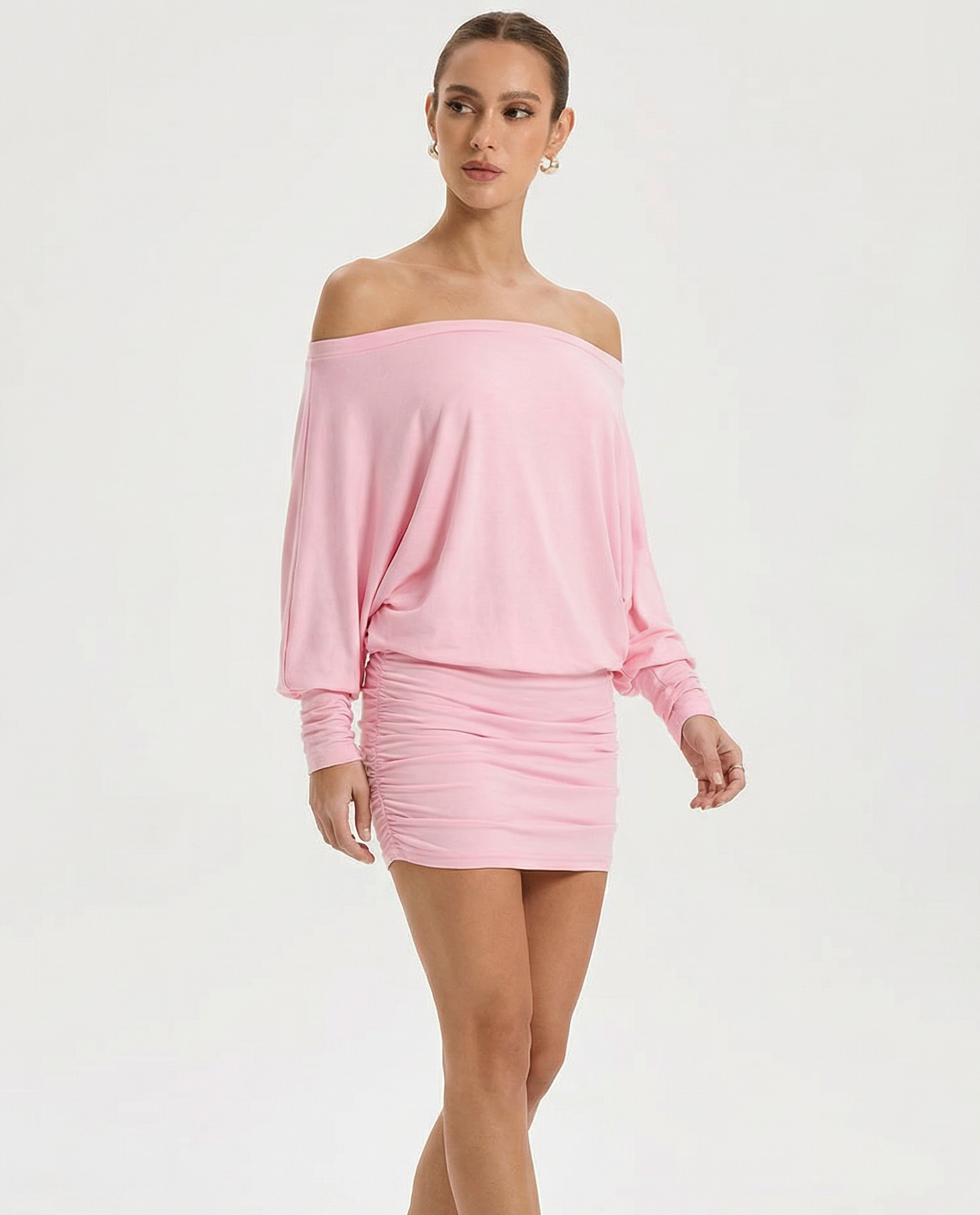 Ruched Mini Dress