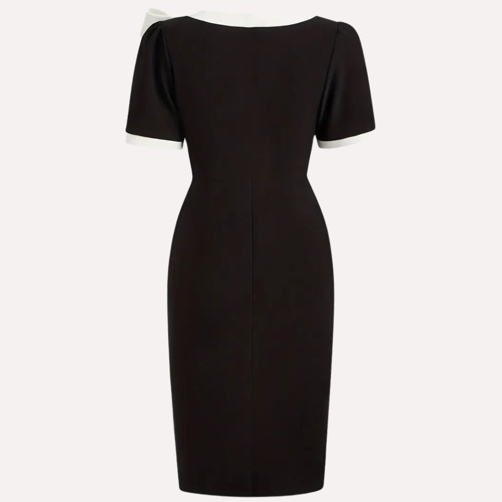 Chic bodycon midi dress styled for events