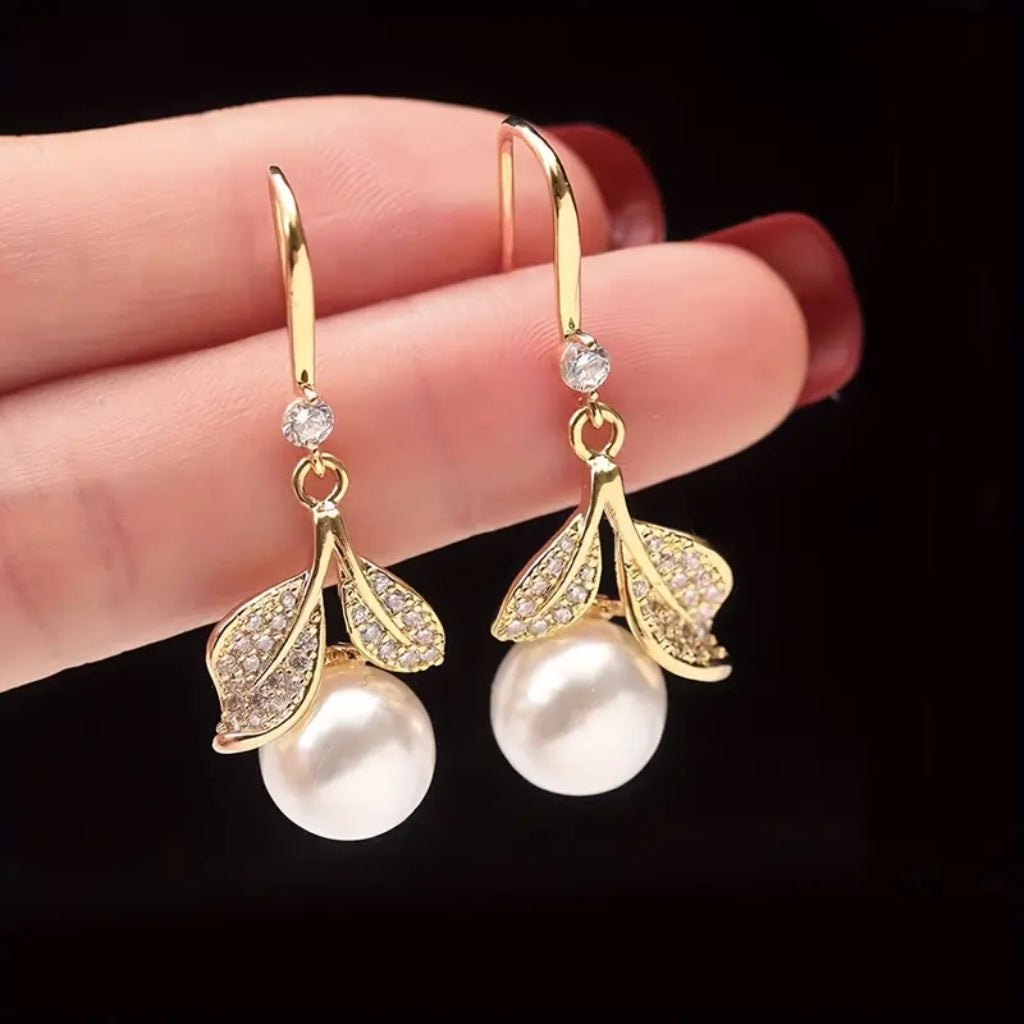 elegant drop earrings for women minimalist style