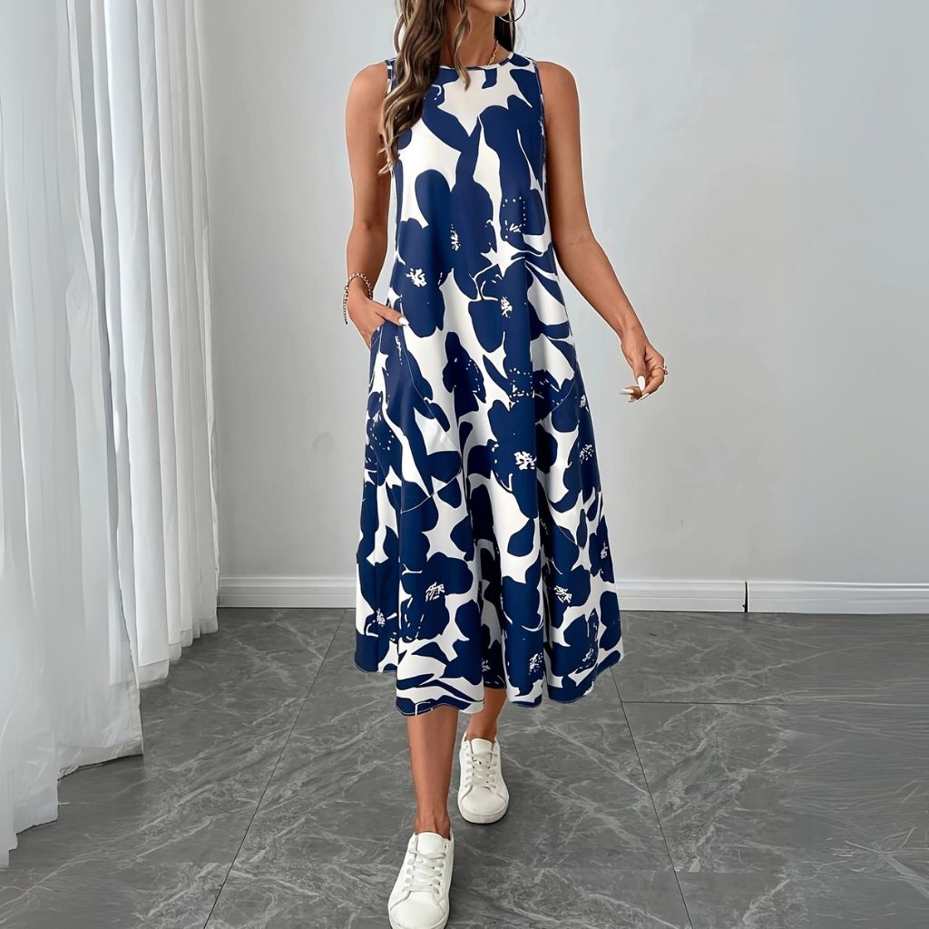 Lightweight feminine flowing dress