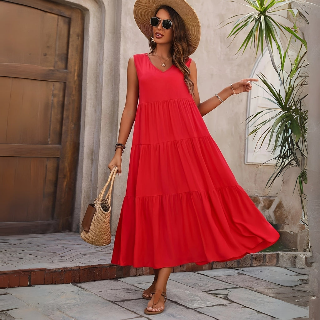 Lightweight feminine maxi dress
