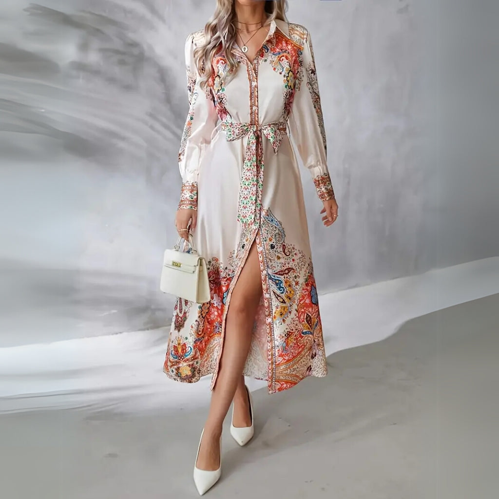 Elegant summer resort dress