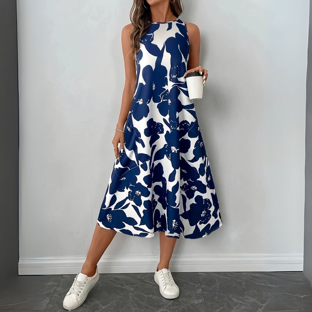 Everyday floral maxi dress