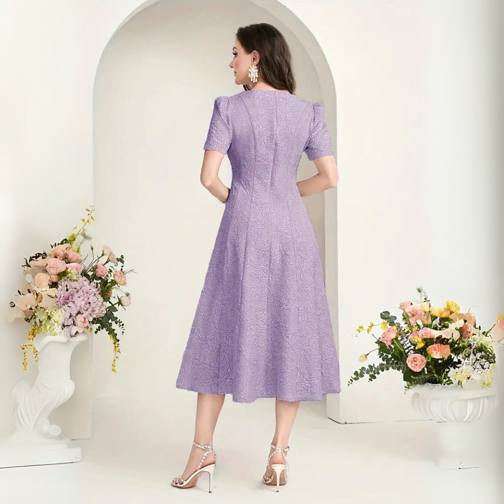 Refined everyday elegant midi dress