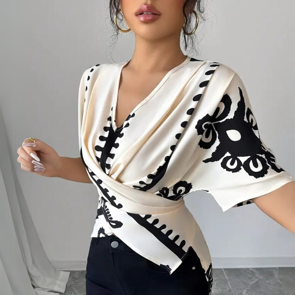 Feminine elegant blouse daily wear
