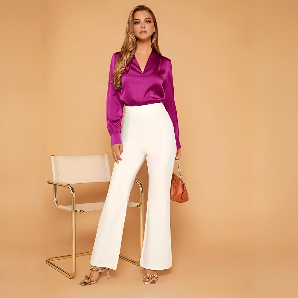 Side fit refined blouse silhouette