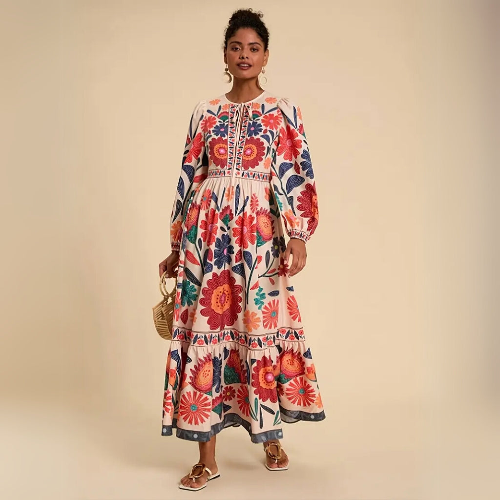 Standing elegant look