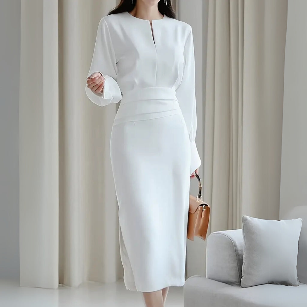 Sophisticated pencil dress silhouette